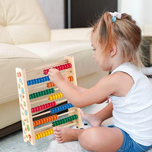 Ábaco Para Crianças Matemática - ábaco de para crianças matemática com 100 contas | Brinquedo clássi