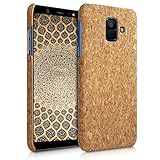 kwmobile Hülle kompatibel mit Samsung Galaxy A6 (2018) - Kork Handyhülle - Handy Case Cover Schutzhülle in Hellbraun