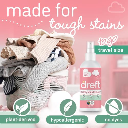 Dreft Stain Remover for Baby Clothes and Hypoallergenic Baby Stain Remover Spray