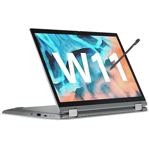 Lenovo ThinkPad L13 Yoga Laptop 2 in 1 Touch Screen, Intel Core i5-10210, 16GB RAM, 256GB SSD, HDMI, 13.3in FHD (1920×1080) Computer, Windows 11 Pro (Renewed)