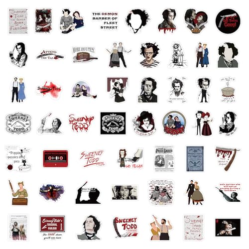 Todd Lot d'autocollants 50 pièces pour bouteilles d'eau, ordinateurs portables, voitures, skateboards, décorations de grotte pour hommes – vue 4