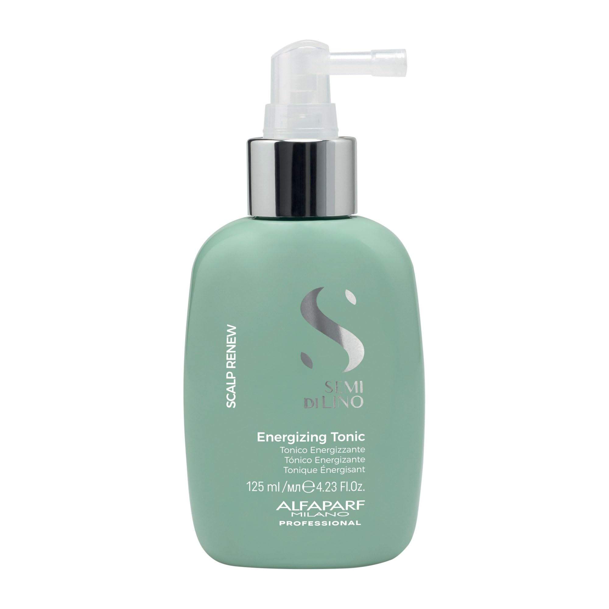 ALFAPARF MILANOSemi di Lino Scalp Renew Energizing Tonic - Strengthens Hair - Safe on Color Treated Hair - Aromatic Mint Fragrance - 4.2 oz