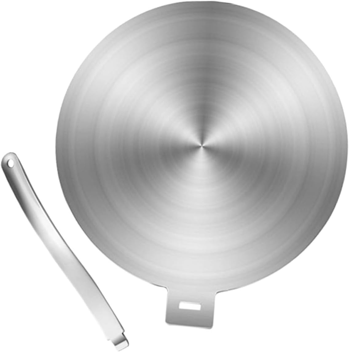 Gas Stovetop Heat Diffuser Induction Cooktop Heat Transfer Plate Removable Handle for Even Cooking Gas and Electric Stoves