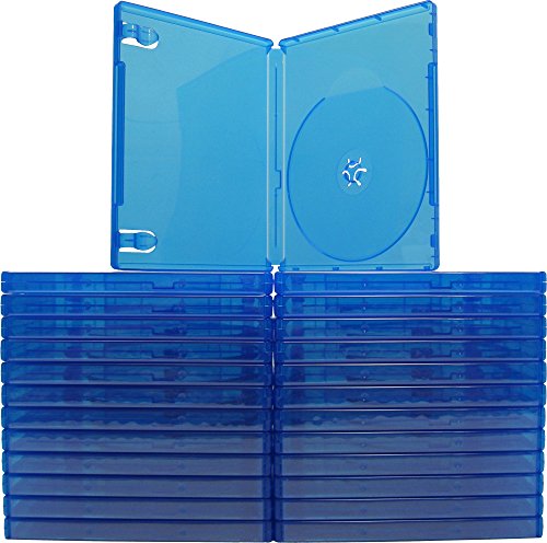 (25) Blue Game Cases - Compatible with PlayStation 4-1 Disc Capacity - 14mm - #VGBR14PS4BL (25) Blue Game Cases - Compatible with PlayStation 4-1 Disc Capacity - 14mm - #VGBR14PS4BL