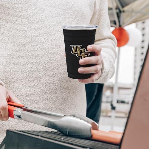 Image of Logo Brands NCAA 22 oz Stainless Steel Tailgate Cup -Double Wall Vacuum-Sealed Durable For Hot & Cold Drinks, Perfect for Gameday & Tailgating