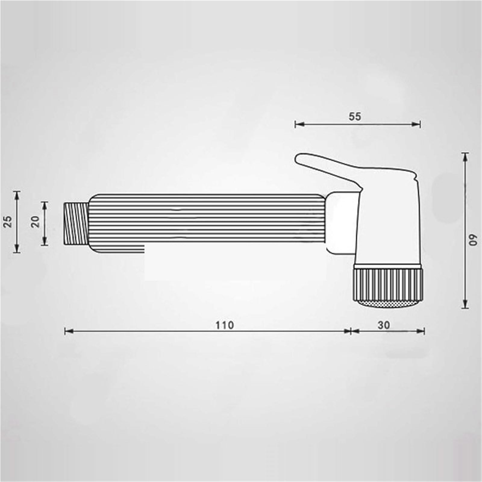 Pulverizador Bidet Mano Kit de rociador bidé mano acero inoxidable