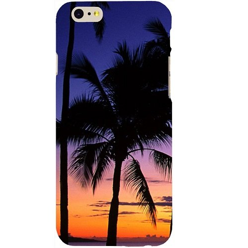 Casotec Fiji Palm Tree Design Hard Back Case Cover for Apple iPhone SE
