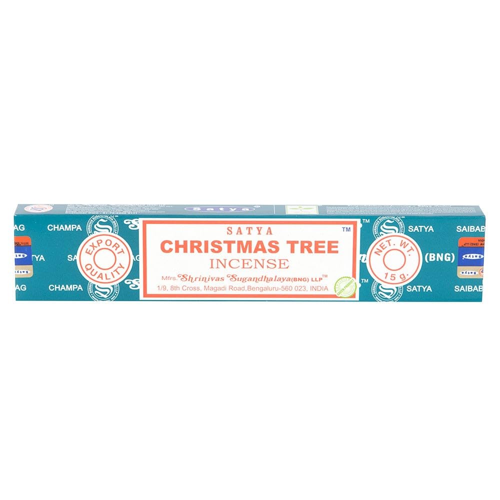 Satya Christmas Tree Incense Sticks (Pack of 12) (One Size) (Multicoloured)