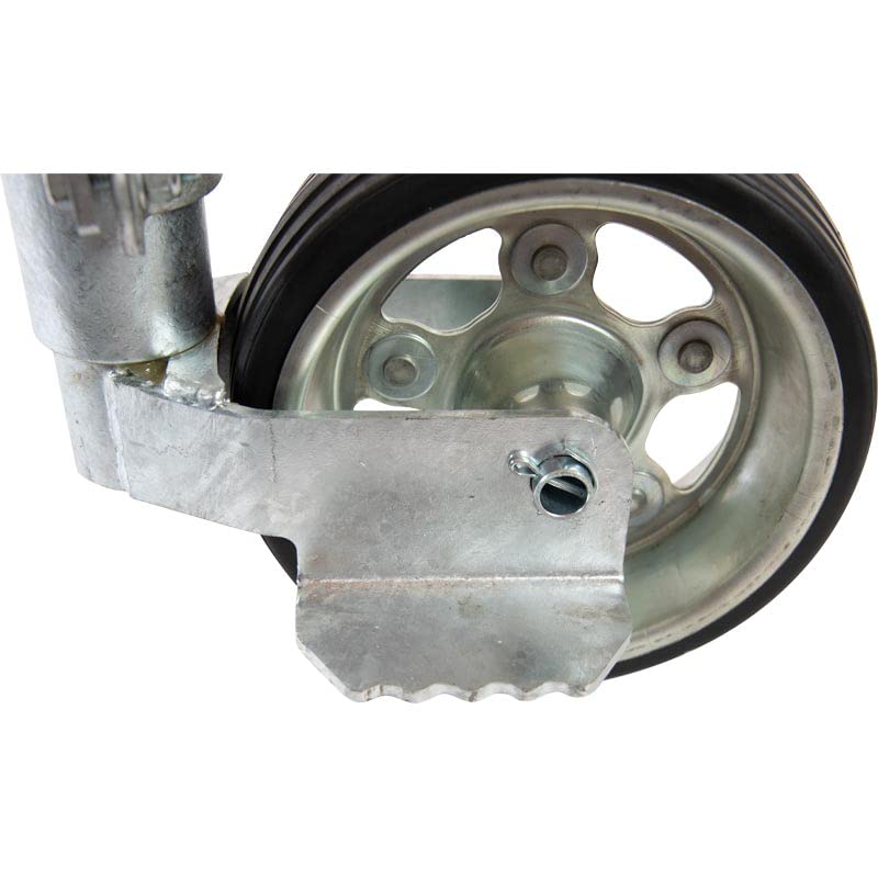 mb-m® 906542 Hydraulik Stützrad PKW Anhänger Schwerlast 600 kg Stützlast mit Stützlastanzeige