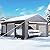 GARTOO Upgrade 12' x 20' Heavy Duty Carport - Extra Large Outdoor Shelter with Roll-up Ventilated Windows & Side Doors, Portable Garage for Car Truck Auto Motorcycle Boat Outdoor Events Party, Gray