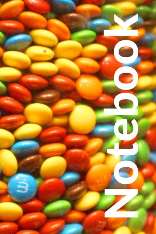 Candys M&M's Notebook: Notebook, Journal, Diary (110 Pages, Blank, 6 x 9)