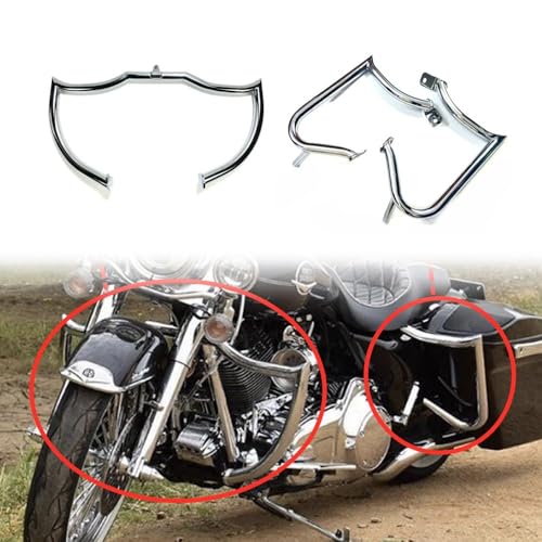 Pare-chocs de protection acier robuste pour Road King et Glide - 2