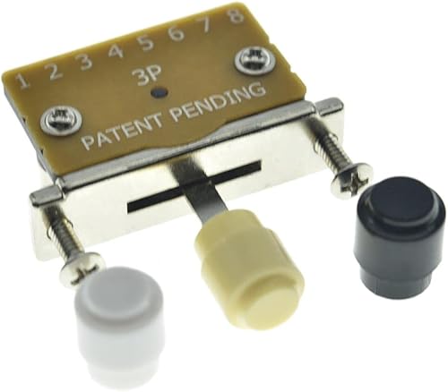 Miniatura 5 de KAISH Interruptor de palanca de pastilla de guitarra de 3 vías para servicio pesado, interruptor selector para Strat Tele con 3 puntas de barril de