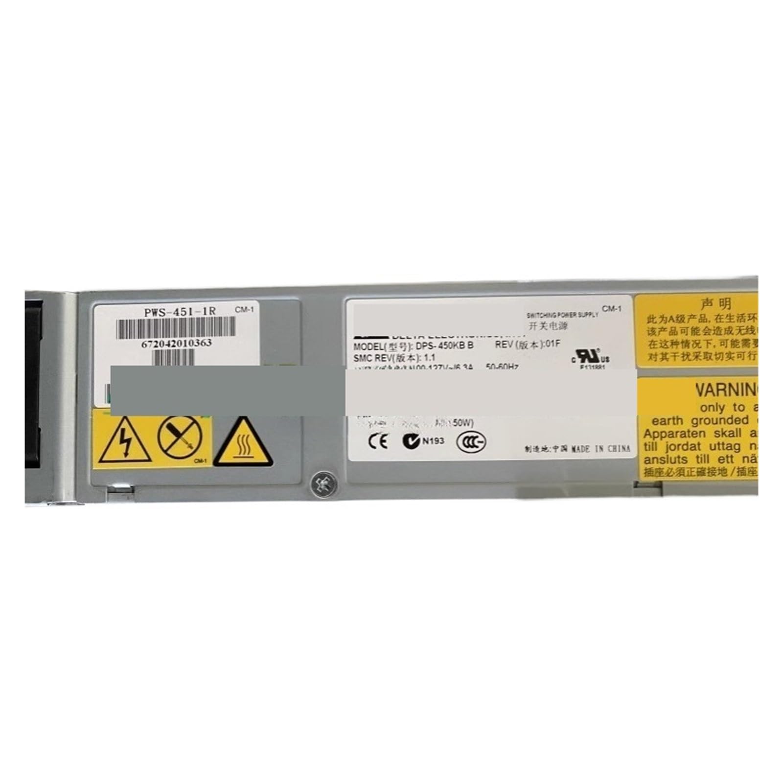 CLBSWYEJK DPS-450KB power supply PWS-451-1R 450W