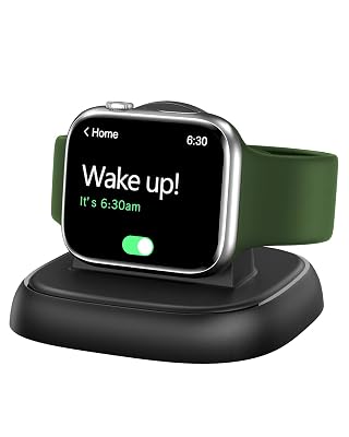 NEWDERY Charger Stand for Apple Watch, Portable Watch Charge - best apple watch standing charger