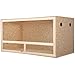 REPITERRA Terrario para reptiles y anfibios, terrario de madera con ventilación lateral, 100 x 40 x 40 cm