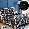 Twin Comforter Set for Boys - 3 Pieces Space Twin XL Bedding Set with 1 Comforter, 1 Decor Pillow, 1 Pillow Sham #4