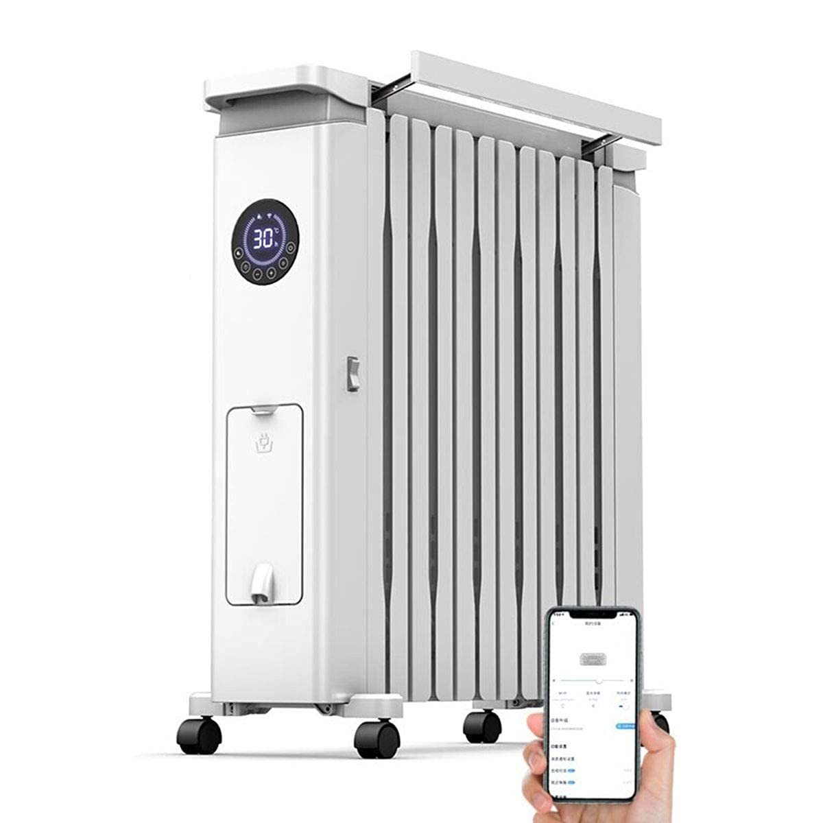 2200W Portable Electric Slim Oil Filled Radiator Heater 12 Fin with Drying  Rack and Thermostat, 3 Heat Settings u0026 12H Timer Humidification,Silent  Energy Saving Heating,Safety Overheat Protection : Amazon.ca: Tools u0026 Home