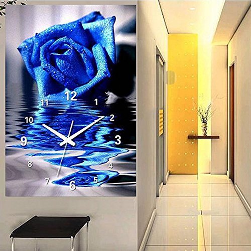 Cross Stitch, Blue Rose, Flower, C0012