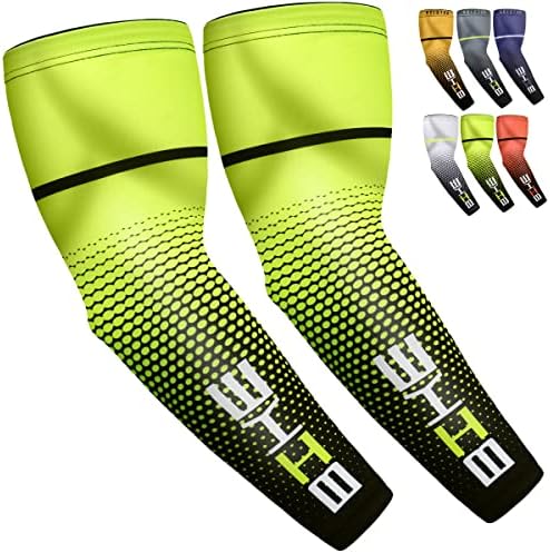 Beister UV Sun Protection Cooling Compression Sleeves Arm Sleeves Men Women Cycling
