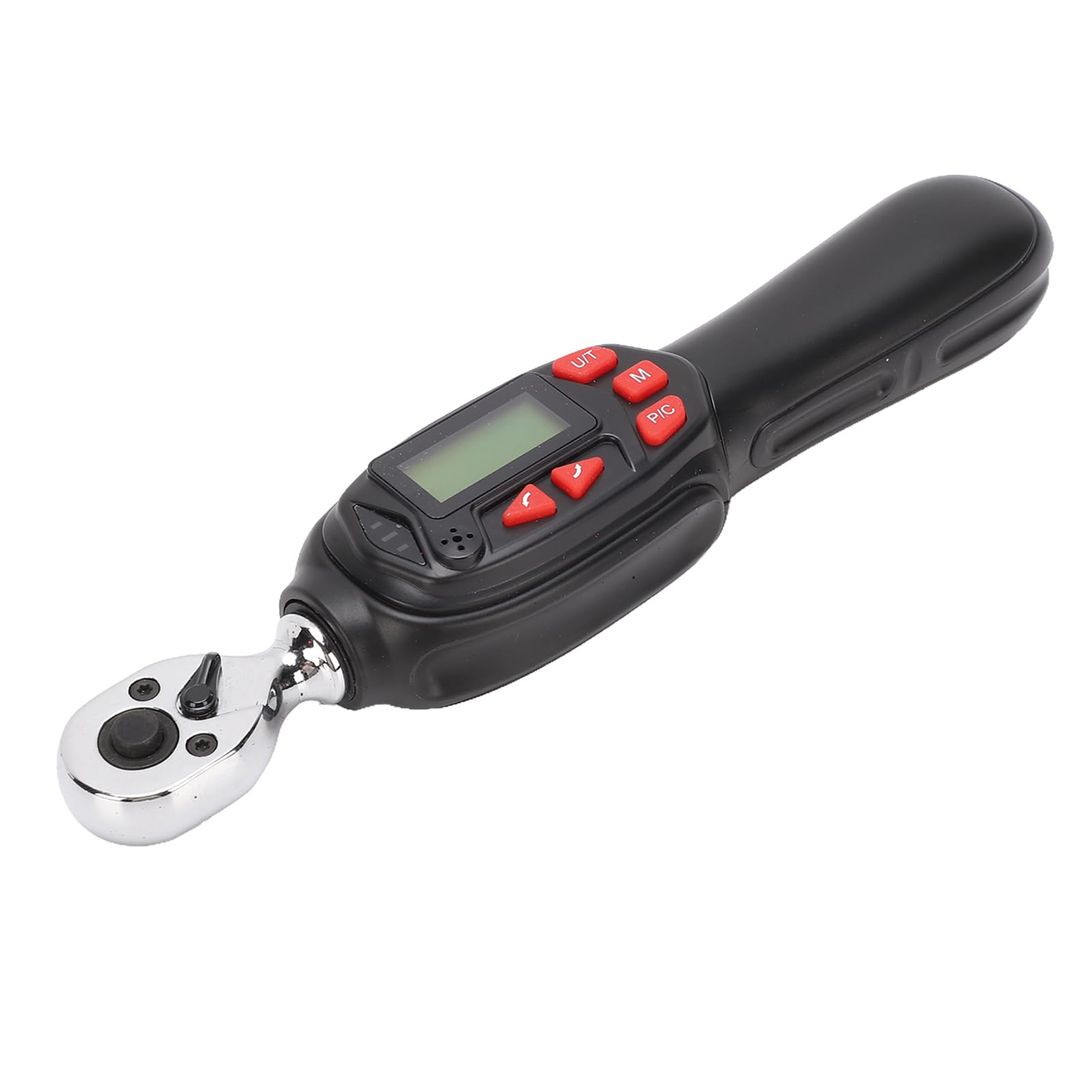 Yosoo Health Gear Cyfrowy Zestaw Kluczy Dynamometrycznych 1 4-calowy Klucz Dynamometryczny 1,5 do 30 Nm z Brzęczykiem LED 32-częściowy Zestaw Gniazd Sześciokątnych Przechowywanie Danych dla (32