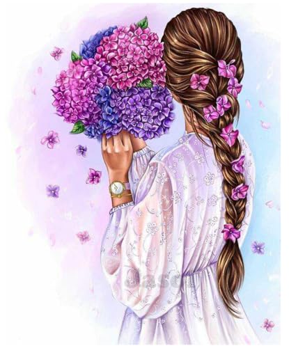 Image of Jasol Diamond Painting Kit, 40x30 Cms, Full Drill, 5D Crystals, Home Wall Decor Gift Set (Wonder The Love M45519)