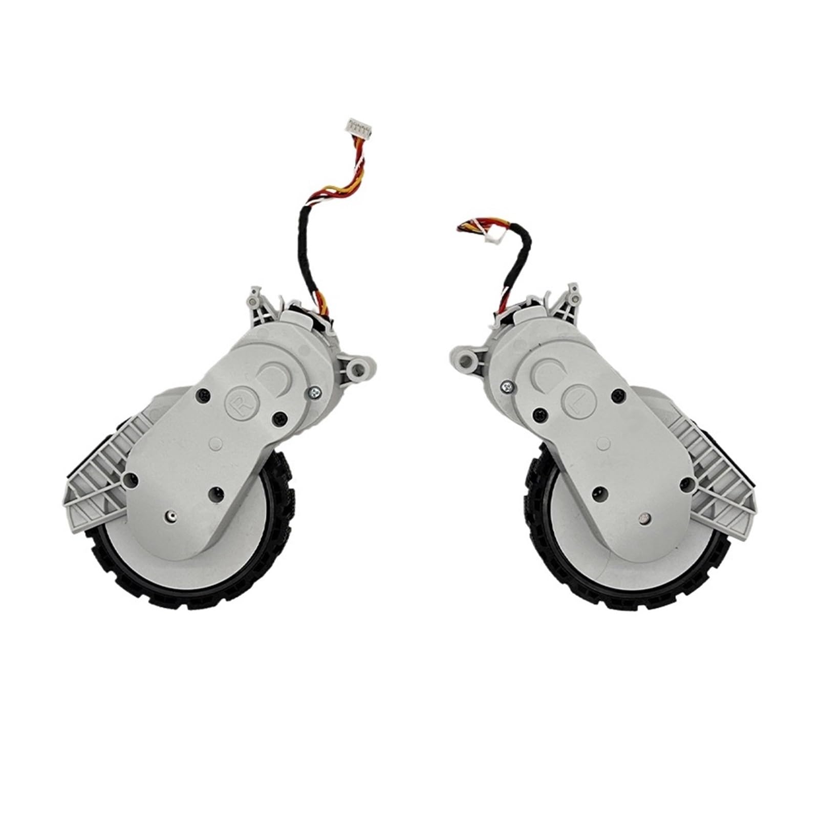 EEZII L R Motor Drive wheels, Compatible For Xiaomi, E10 B112 E12 E10C Robot vacuum cleaner replacement Accessories(1set)