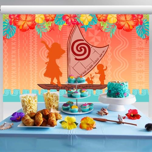 Tropical Baby Shower Backdrop Island Princess Birthday Background First Birthday Party Decorations Ocean Beach Theme Banner for Dessert Table 5x3 ft 43 by Wondweny - Used condition - Image 2