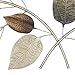 Deco 79 Metal Leaf Home Wall Decor Long Textured Wall Sculpture with Multiple Shades, Wall Art 50