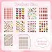 Heart Stickers, 3140 Pcs Small Heart Sticker Bulk, 50 Sheets Gilter Self Adhesive Love Sticker for Card Envelopes Gifts Craft Scrapbooking Wedding Mother's Day Valentines Day Party Decorations Favors