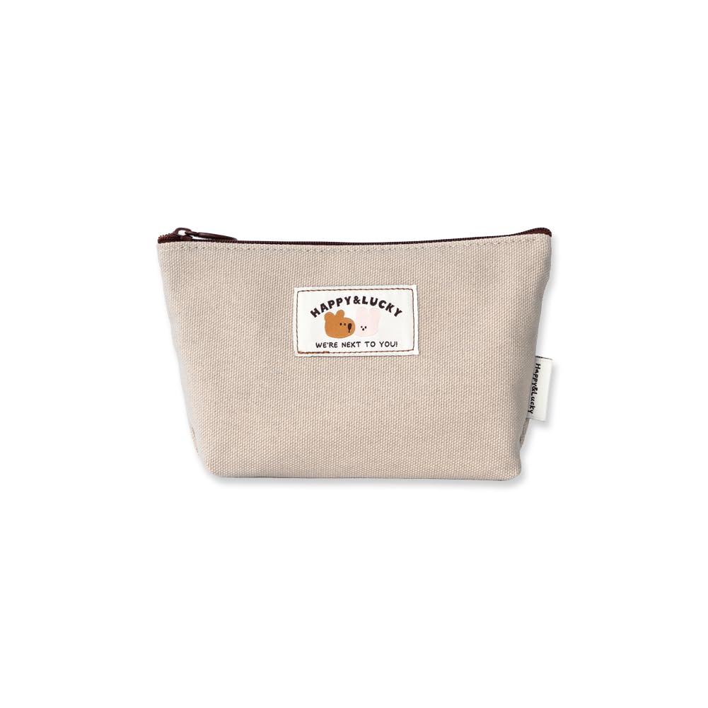Monolike Happy and Lucky daily Pouch, Beige - Portable Pouch