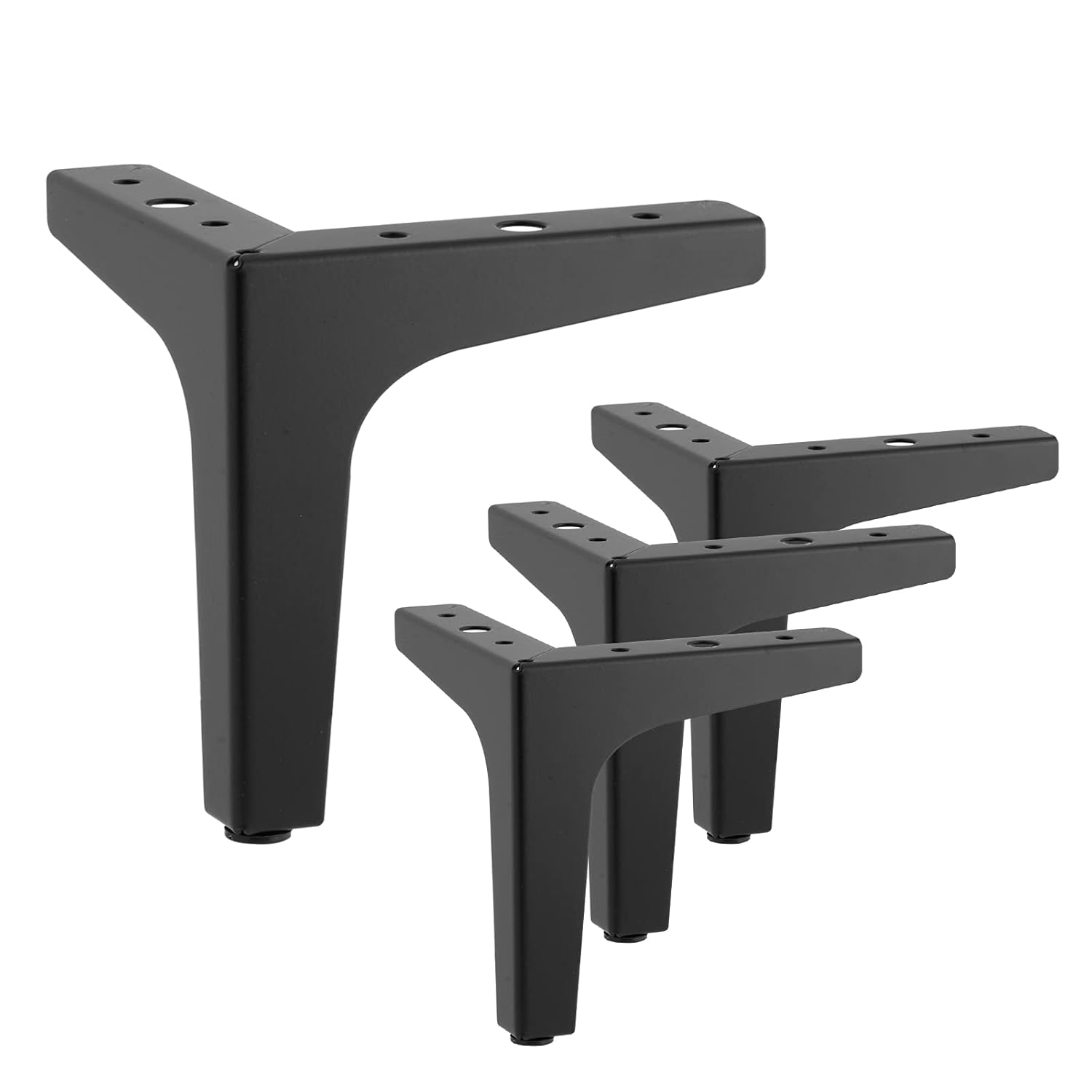 Modern Metal Furniture Legs Sofa Legs 4pcs Set Bed Triangle Legs TV