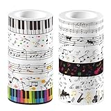 Idée cadeau créative : le ruban décoratif pour l'artisanat constitue un cadeau de papeterie créatif idéal, fonctionnalité et attrait artistique. Sa conception petite et légère garantit une organisation et un stockage faciles, ce qui en fait une solution portable pour amateurs d'artisanat et de musique pour améliorer leurs projets à tout moment et en tout lieu. Parfait pour offrir à l'occasion d'un anniversaire ou de vacances tout en inspirant la créativité des destinataires
