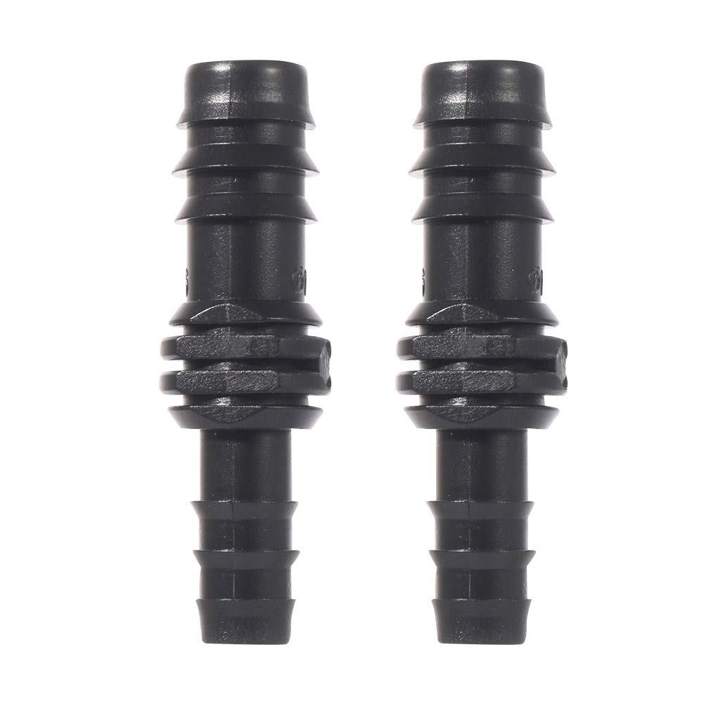 Kit de conectores conjuntos de manguera 200 PCS Plastics Barbed DN12 A DN16 Conectores reductores de tubos Jardín Irrigación de agua Manguera de agua PIE TUBO REPARACIÓN DE LOS JUNTAS DE ACOPLAMIENTO
