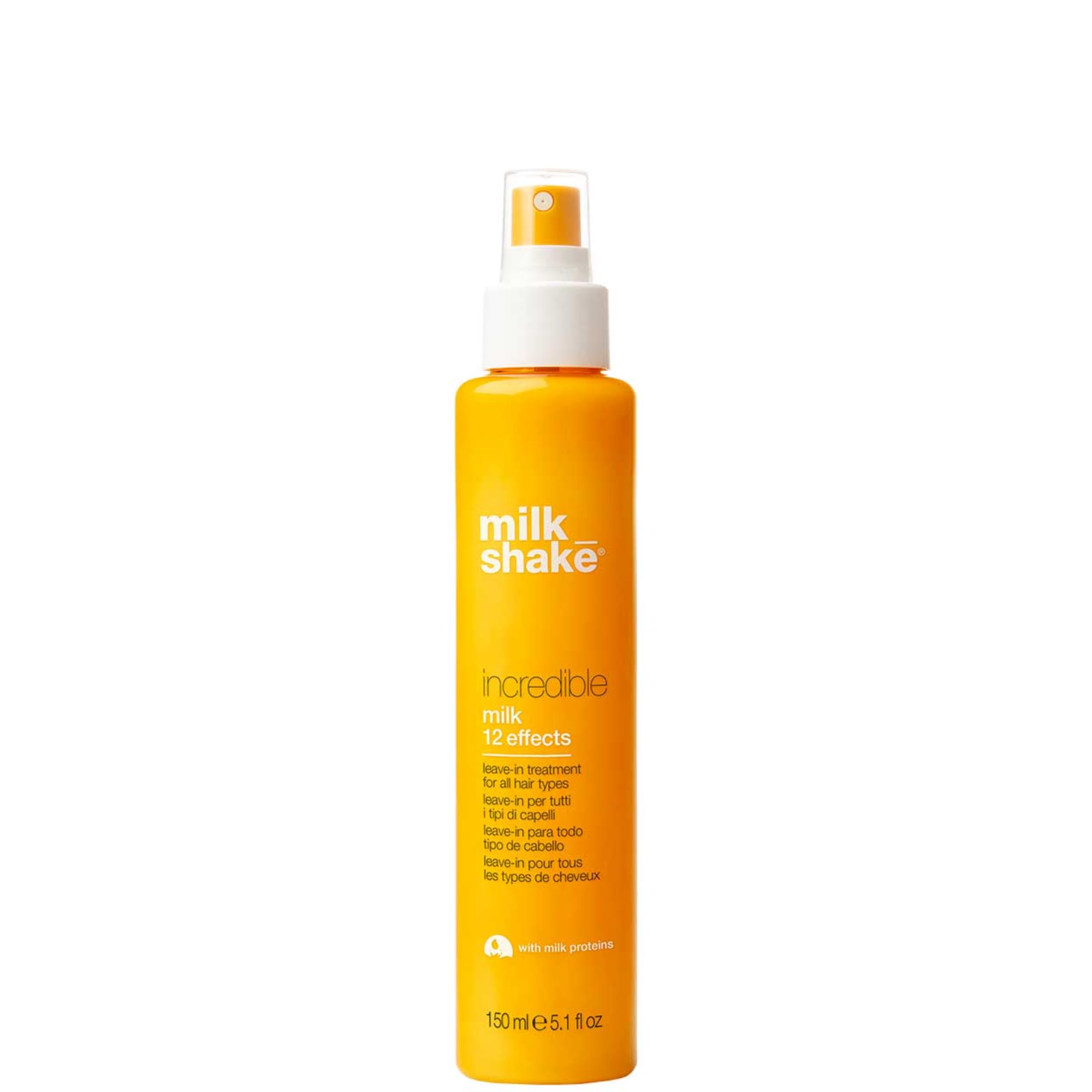 milk_shake | Incredible Milk 150 ml, Acondicionador sin aclarado para todo tipo de cabello, Made in Italy