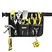 FASITE YL003B 7-POCKET Gardening Tools Belt Bags Garden Waist Bag Hanging Pouch, Black