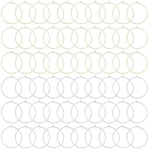 DICOSMETIC 80pcs Surgical Stainless Steel Earrings Cover