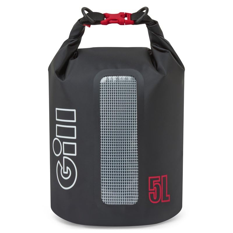 Gill Voyager Roll-Top Waterproof Dry Bag (5L, Black)