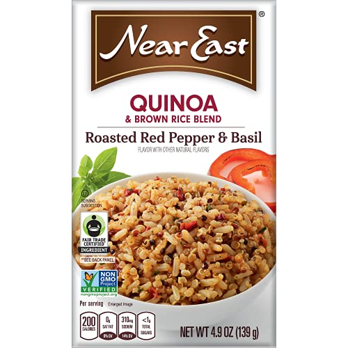Near East Roasted Red Pepper And Basil Quinoa, 4.9-Ounce (Pack Of 6) #TOP1