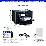 Epson Workforce Pro WF-7840 Wireless All-in-One Wide-Format Printer with Auto 2-Sided Print up to 13" x 19", Copy, Scan and Fax, 50-Page ADF, 500-sheet Paper Capacity, 4.3" Screen,Black - Image 5