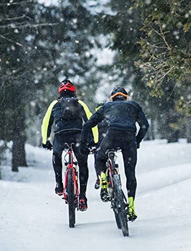 image for BALEAF Men's Bike Pants 4D Padded Cycling Tights Long Bicycle Mountain