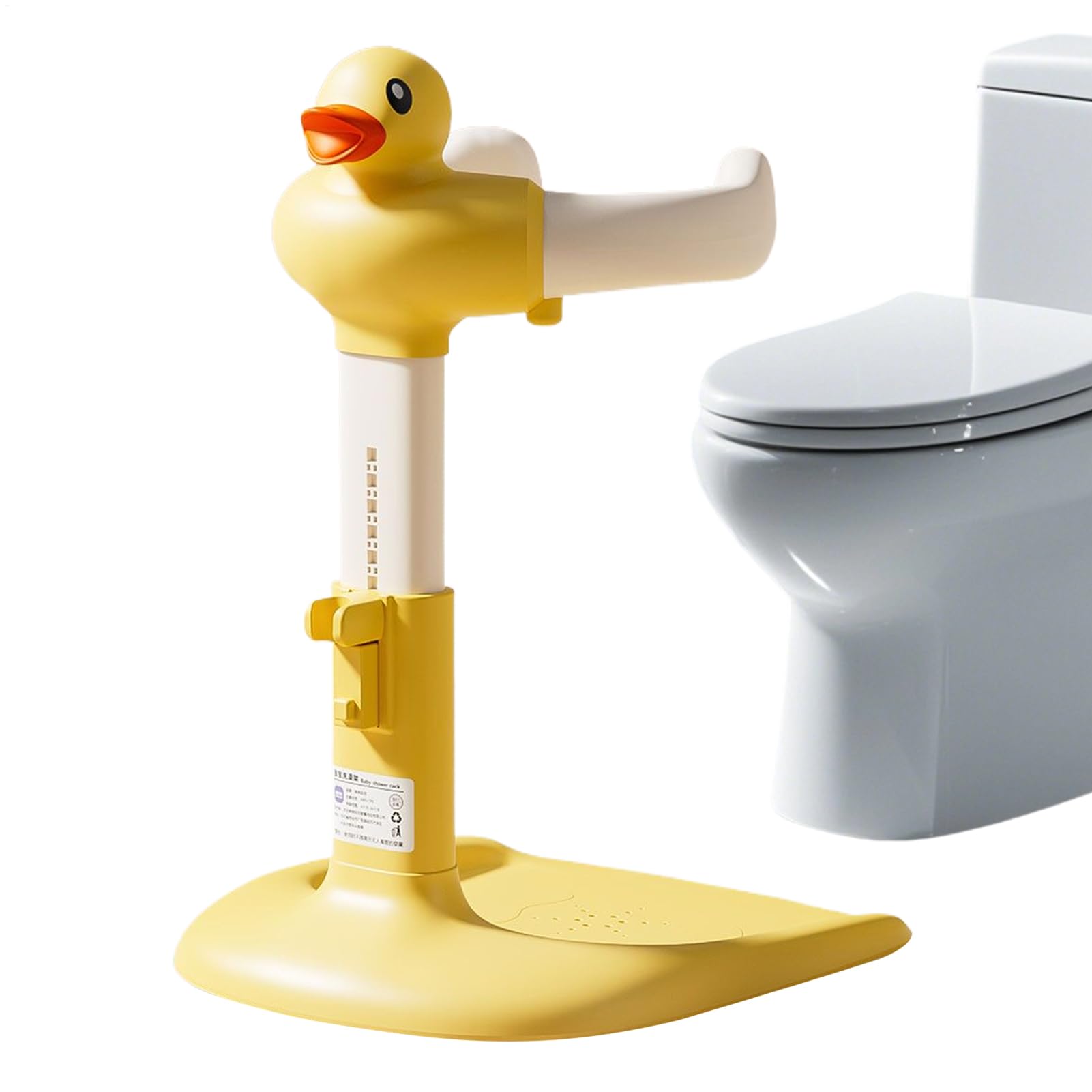 Soporte De Pie Para Baño De Bebé - Ducha de Pie para Bebés - Soporte de | Baño Portátil Antideslizante con Altura Ajustable para Bebés de 6 a 24 Meses