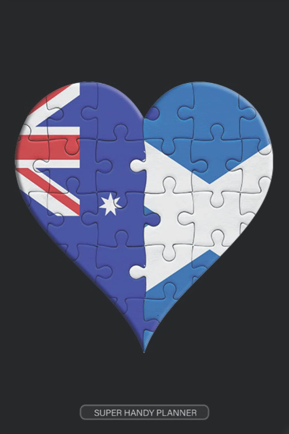 Planner: Australian Scottish Flag United Heart Jigsaw Puzzle Flags Of Australia Scotland