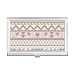 Rhombus Octagonal Triangle Pattern Business Card Holder Case Pocket Box Wallet