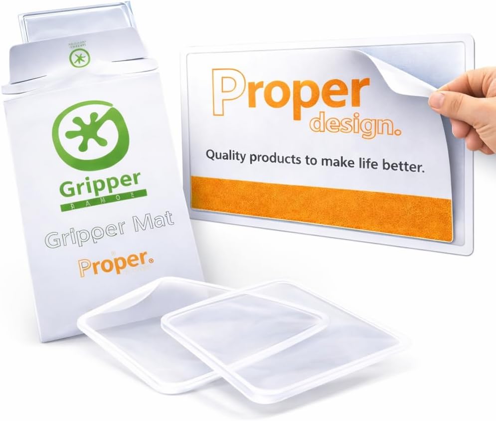 Gripper Mats™ – Magnetic Sign Holder for Aluminum & Plastic Vehicles | Makes Magnetic Car Signs Stick to Non-Magnetic Cars, Trucks, Vans & Taxi Signs