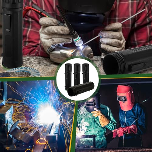 Image of Zonon 4 Pcs Welding Rod Storage Tube 14 Inch Tig Rod Holder, Black