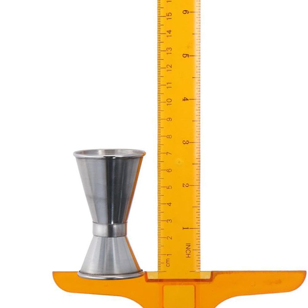 couponhub Double Cocktail Jigger,Japanese-Style Jigger Stainless Steel Measuring 1oz-2oz Jigger, Bar Jiggers for Measuring Liquor(25cc)