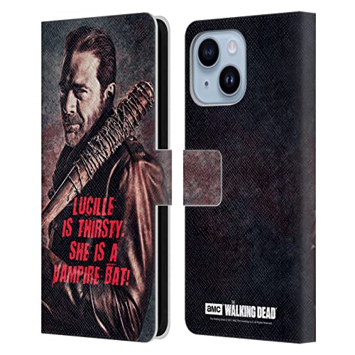 Étui portefeuille Walking Dead Lucille pour iPhone 14 Plus en soirée