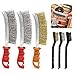 brosse metallique brosse laiton 6 Pieces brosse inox brosse fer perceuse Brosse Fer pour Nettoyer Four, Évier, Travail du Métal, Soudure, Rouille & Poussière
