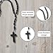 Catholica Shop - Catholic Religious Wear Wooden Beads with Wood Cross Pendant Catholic Rosary Necklace I Cross Necklace for Men Rosarios Catolicos Madera Handcrafted in Brazil…